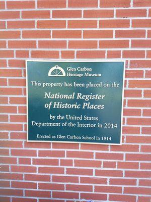 The Heritage Museum is on the National Register of Historic Places.