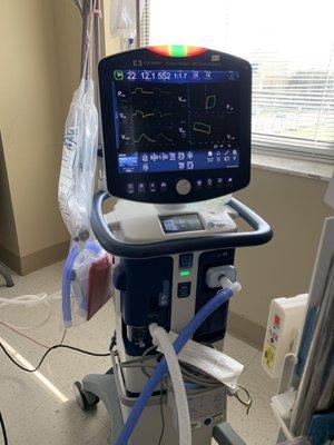 Friend's ICU machine.