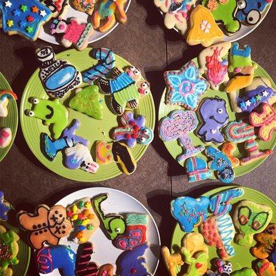 Nuclear disaster Christmas cookies