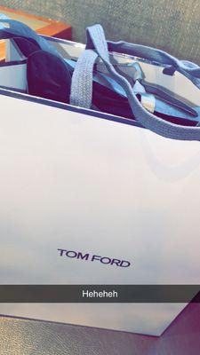 My Tom Ford purchase wrapped nicely in store!!