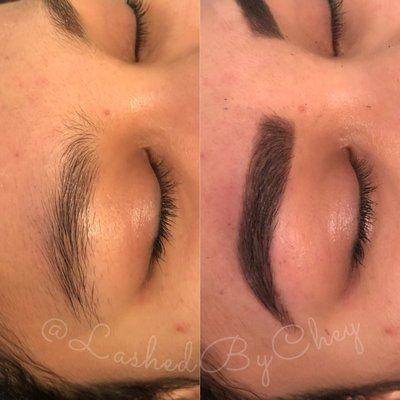 Brow tint and Wax!