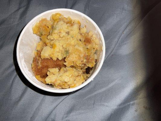 Cornbread pudding