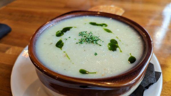 Potato leek soup