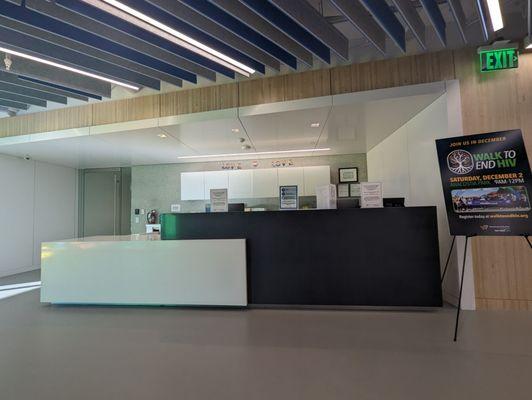 Reception area