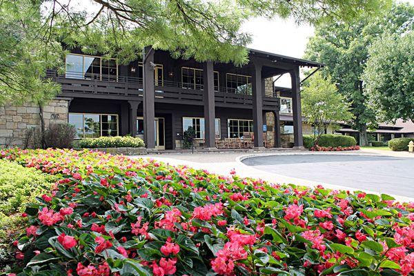 Lodge front entrance.