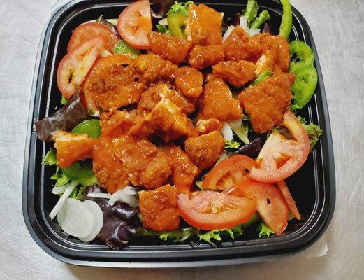 Crispy Buffalo Chicken Salad