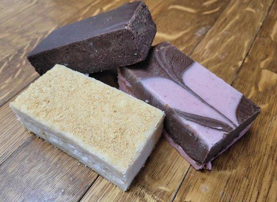 New fudge flavors just in time for Valentine's Day!