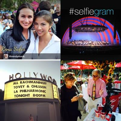 Hollywood Bowl Annual Picnic for LA Arts Online.com, with Emmy Award Winning Actress and Director Rena Sofer &  sales star Mindy Mook!