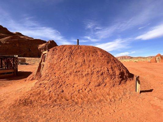 Traditional Navajo building