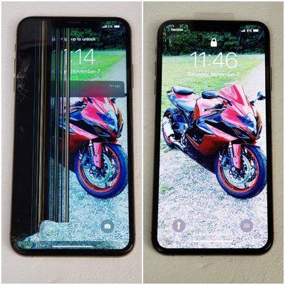 iPhone xs max screen repair while you wait @computerandcellular @dropandfix