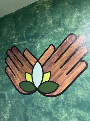 Lovely healing hands logo!