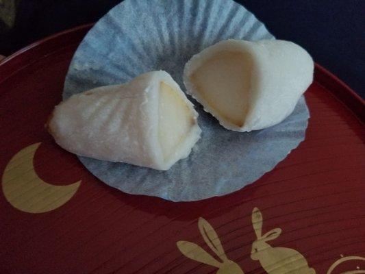 Pear mochi without beans