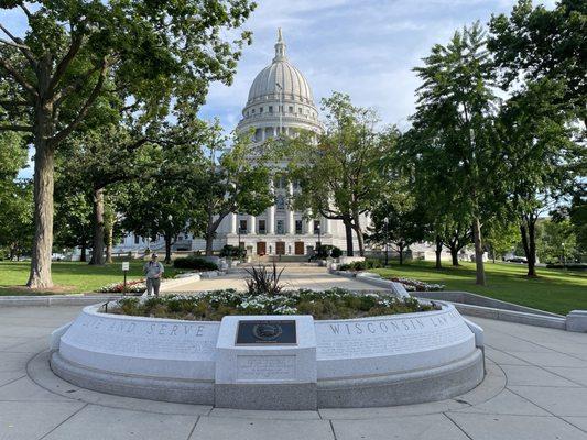 North side of the Capitol building