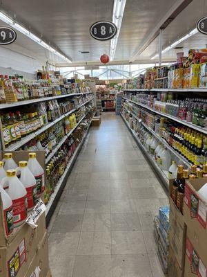 Inside Economy Market, San Leandro, CA.