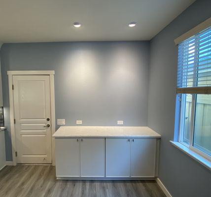 Beautifully installed quartz countertops.