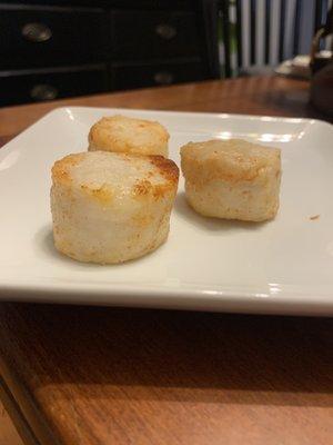 Broiled "scallops"