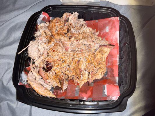 Pulled pork, one lb