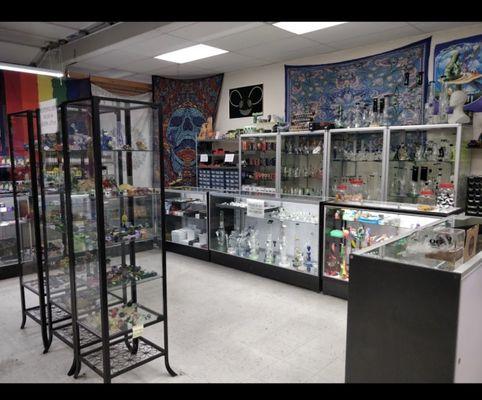 Inside of the shop.