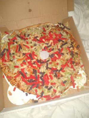 Taco pizza