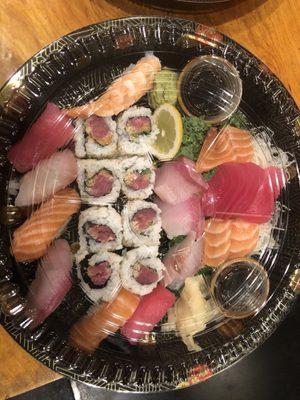 Sushi and sashimi