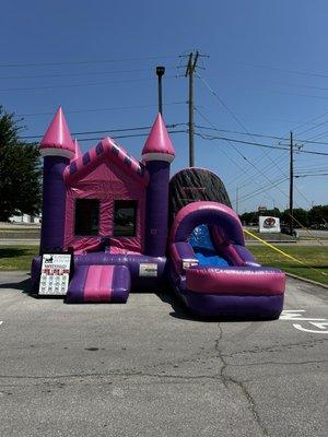 Princess house bouncy house combo