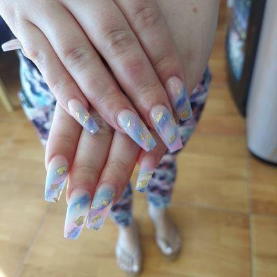 Marble nails