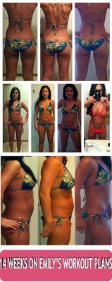 14 week kick start program before & afters.