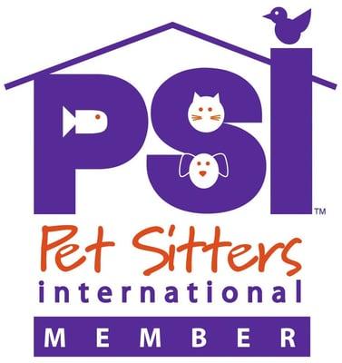 Proud member in good standing with Pet Sitters International  - Recommended Quality Standards for Excellence in Pet Sitting