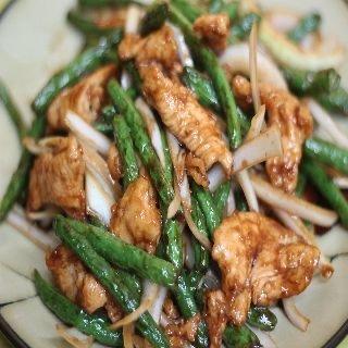 Chicken string beans