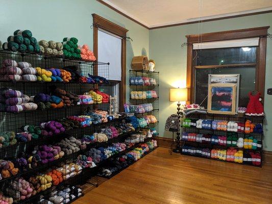 Fully stocked yarn selection!