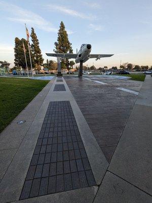 Veterans Memorial Plaza. Plenty of bricks!