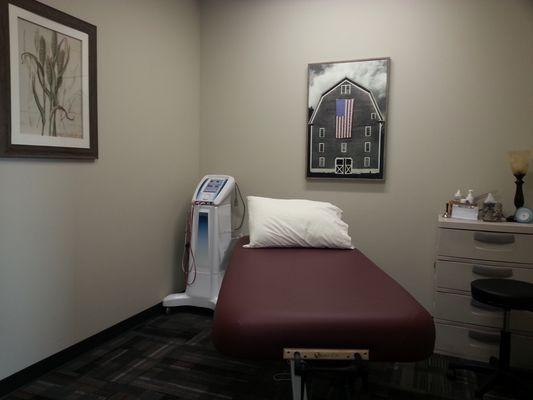 One of the treatment rooms.