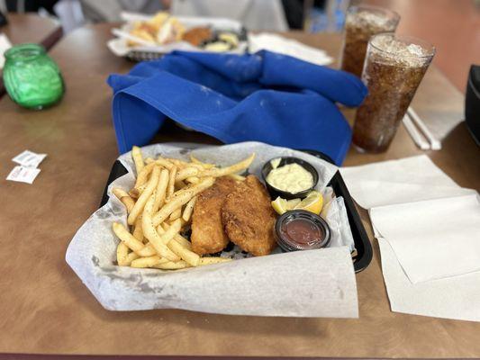 All pictured here was $10 and delicious- fish and chips