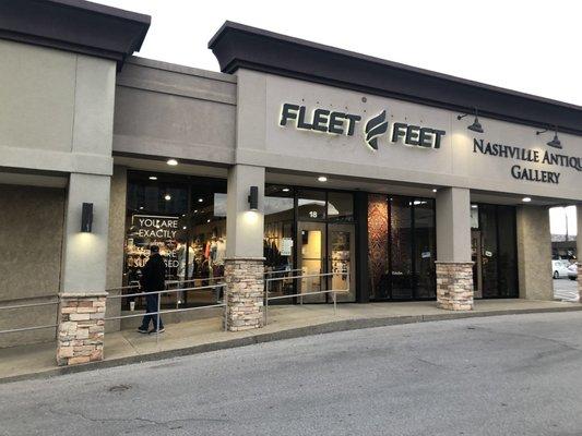 Fleet Feet across from Greenhills Mall