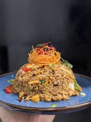 You must try our pineapple fried rice and request spicy..