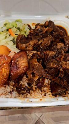 Oxtail dinner