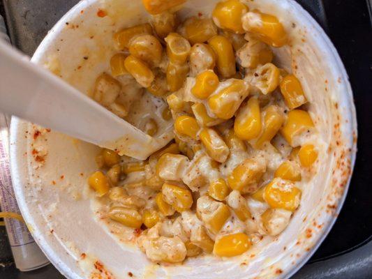 Corn in a cup : Elote En Vaso