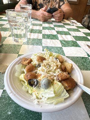 fish and fry salad