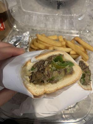 Decent cheesesteak