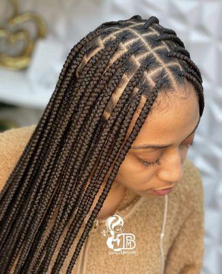 Knotless braids