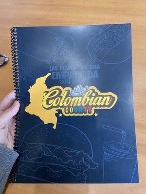 Menu cover