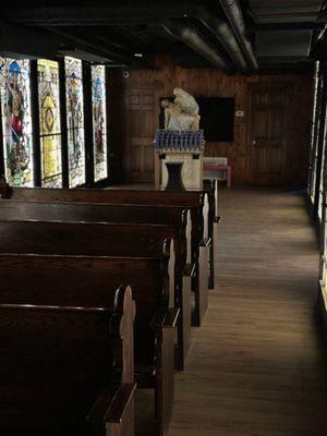 Small chapel just thru a door