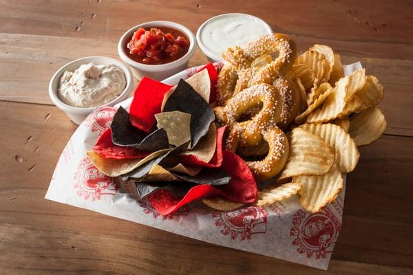 Basket of Soft Pretzels