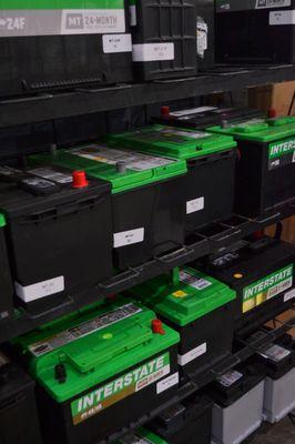 We have a variety of car batteries in stock, ready at our location near you!