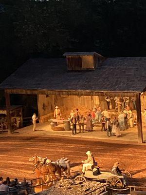 Square dance at to old mill on Mathew's farm