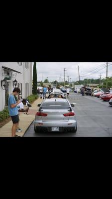 Cars and Coffee at CC's Coffee House in Ridgeland