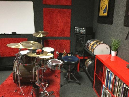 Our drum studio is the best around!