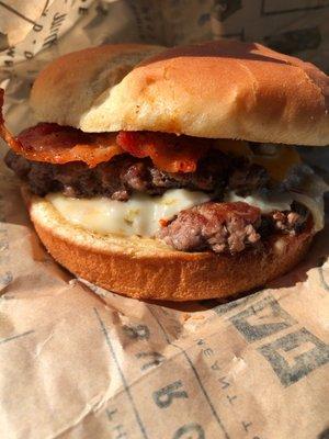 Fiery Bacon Burger