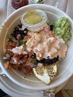 Langostino lobster bowl