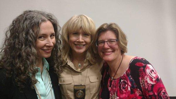 Here with two of the best female hypnotists in the world, Erika Flynt and Brenda Titus.  Great people and awesome hypnotists!